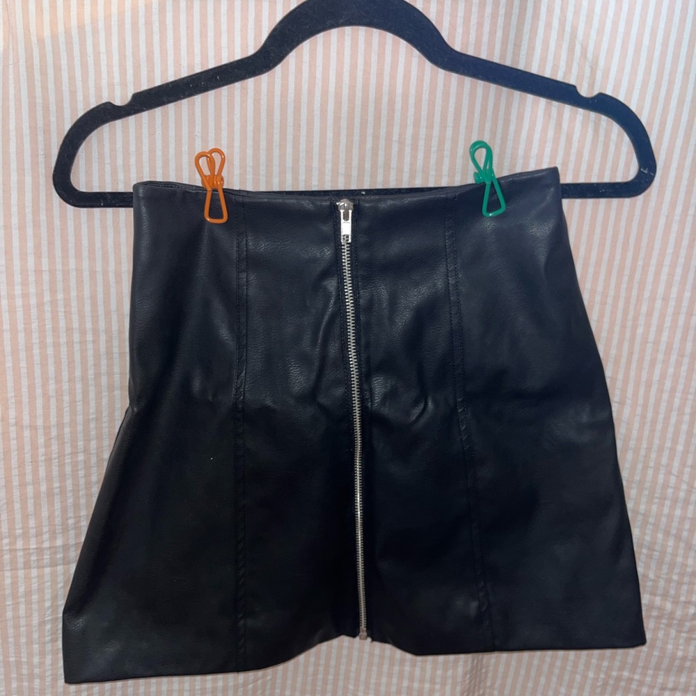 Leather Pencil Skirt